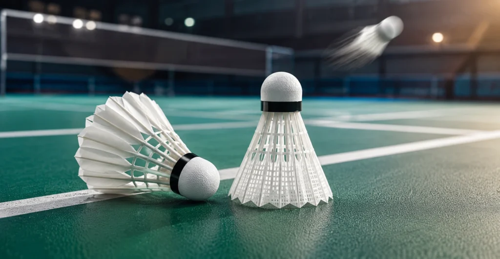 Badminton Shuttlecock racket string tension guide showing the best LBS for beginners, intermediate and advanced players