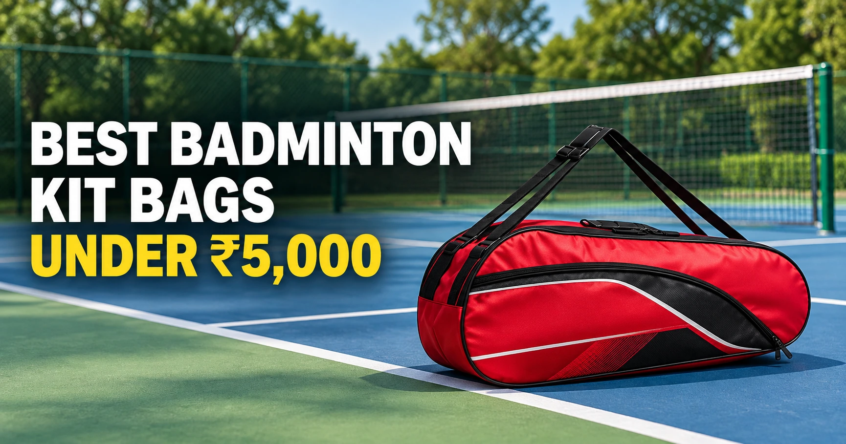 Badminton Guide for Beginners featuring the best badminton kit bags under ₹5,000 from Yonex, Li-Ning and Victor.