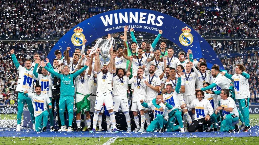 Champions League Winners List featuring European Cup and UEFA Champions League champions and title records.